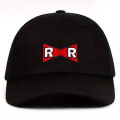 R R Bow Embroidered Baseball Cap Hip Hop Casual Dad Hats Unisex Cotton Sun Hat
