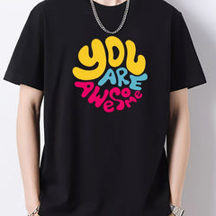 Men's Slim Fit Print T-shirt for Spring Summer Holiday