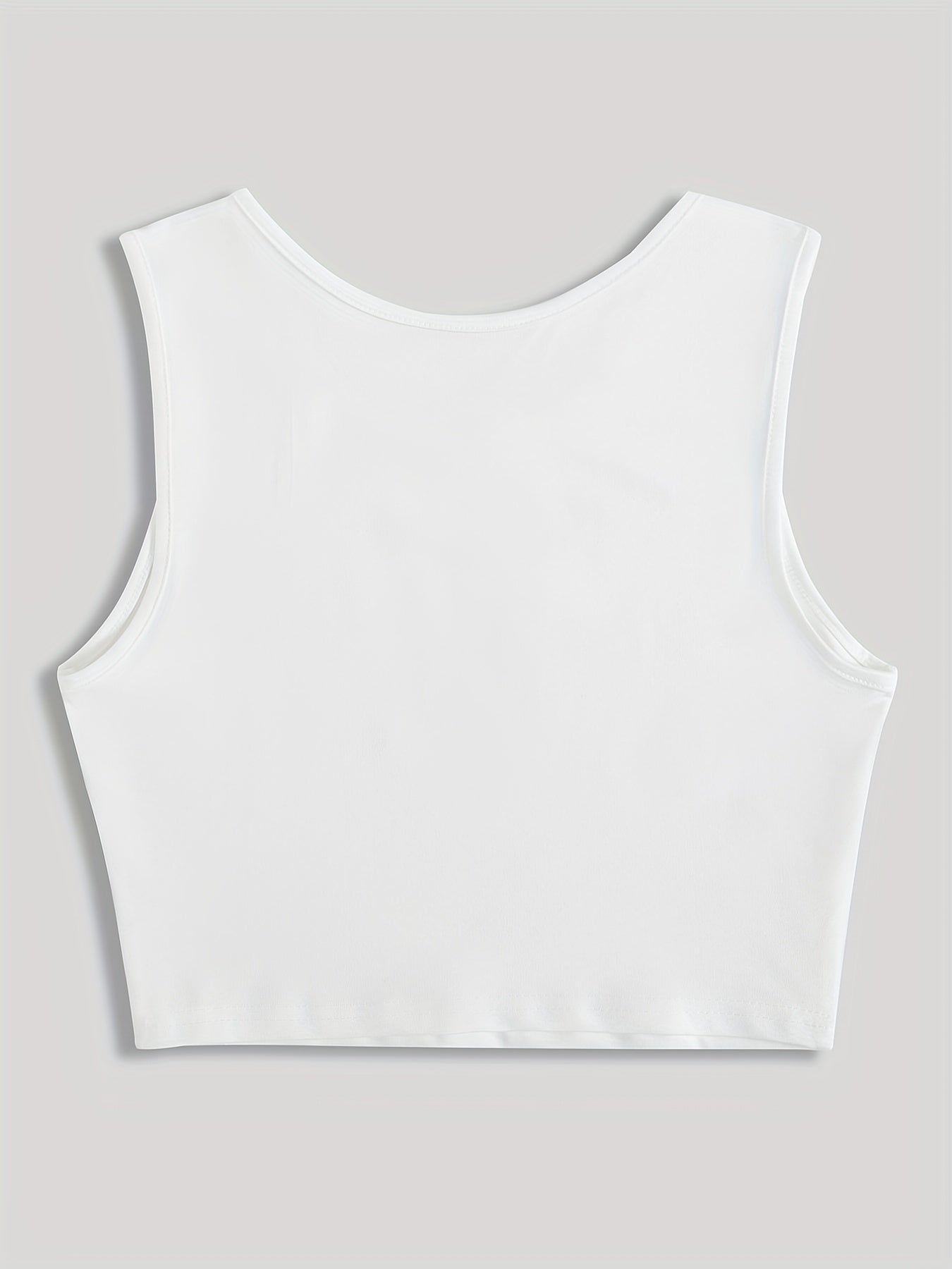 Pumpkin & Skull Hand Print Sleeveless Tank Top