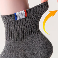 5 Pairs Casual Sports Socks Men's Crew Socks Outdoor All Seasons