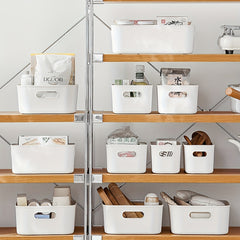 Cosmetic Storage Box Desktop Snack Storage Basket Plastic Skincare Container
