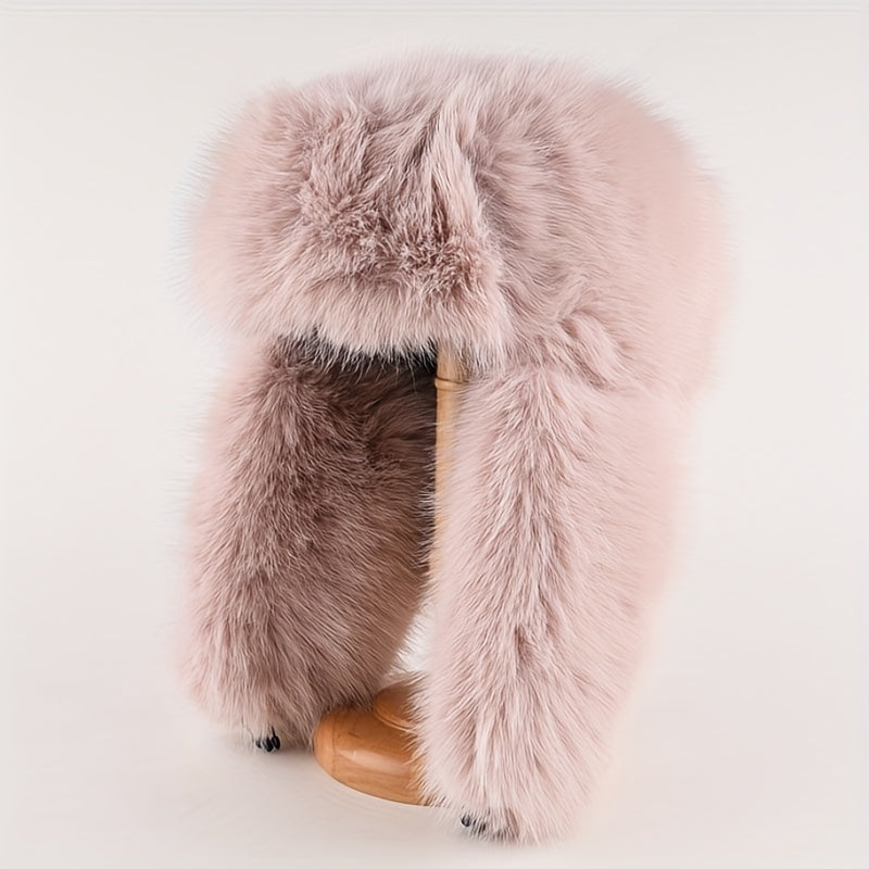 Mink Fleece Cap Couple Style Winter Plush Hat