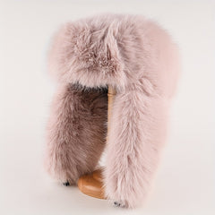 Mink Fleece Cap Couple Style Winter Plush Hat