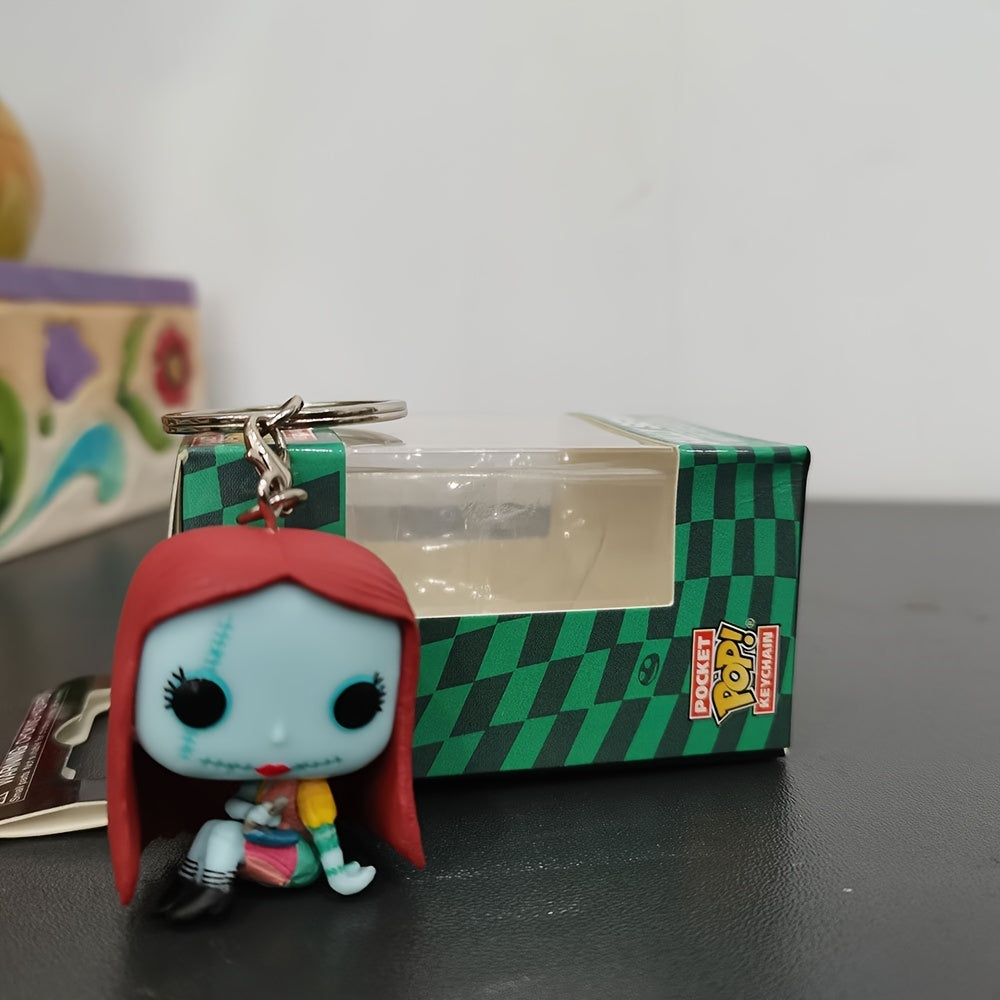 American Anime Figures Collection Model Toys Christmas Keychains