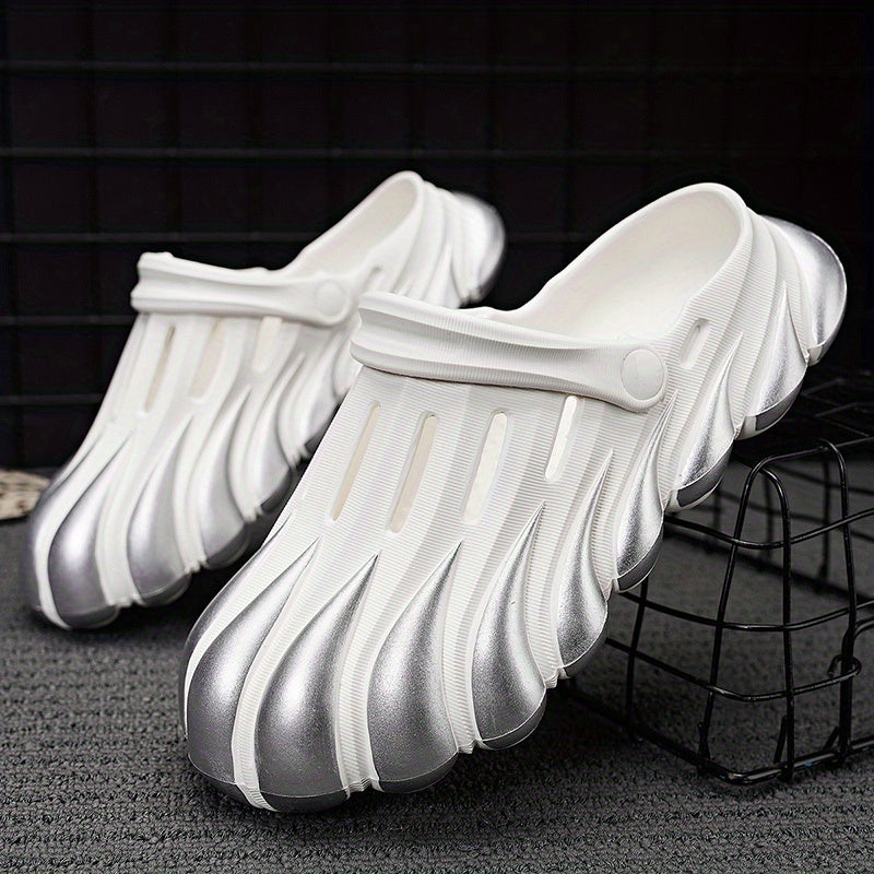 Men's Comfy Clogs Hollow Out Garden Shoes Summer