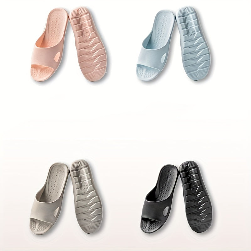 Men's Lightweight Non Slip Open Toe Quick Drying Slides