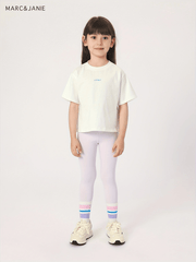 MARC&JANIE Girls Rabbit Print Leggings for Sports Yoga