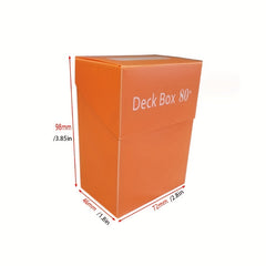 Game Card Box Holds 80 Cards Waterproof Mini Storage Box Random Color
