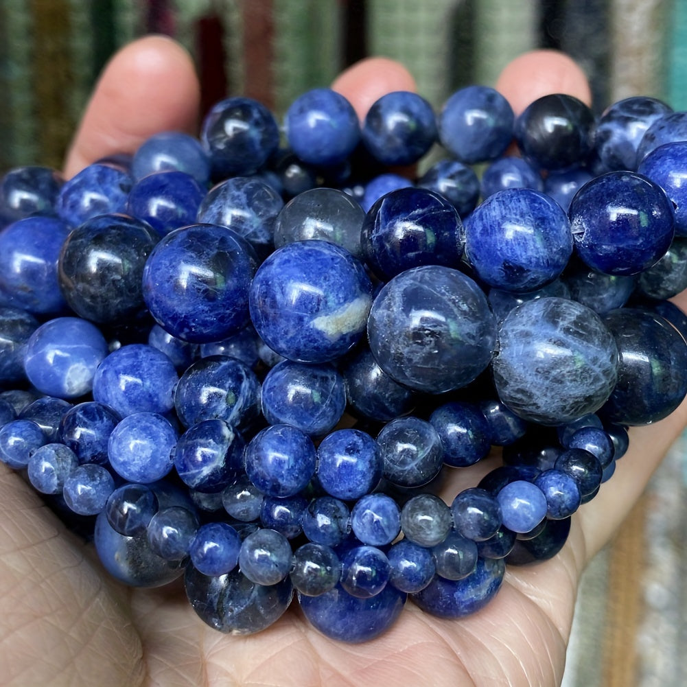 Sodalite Round Stone Beads 15 4 12mm