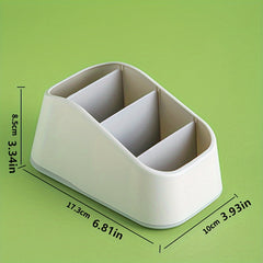 Minimalist Desktop Storage Box for Office Supplies and Remote Controls
