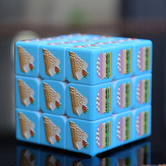 Cube 3D Relief Fruit Pattern Cube Blind 3rd Order Christmas