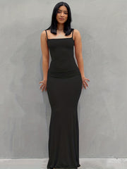 Sexy Summer Maxi Dress Stretch Cami Slim Fit