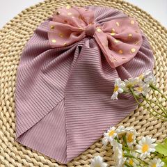 Soft Bow Hat for Newborns and Infants - Spring Summer Headband