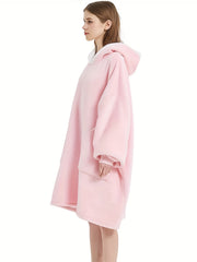 Soft & Comfy Plush Lounge Robe with Pockets