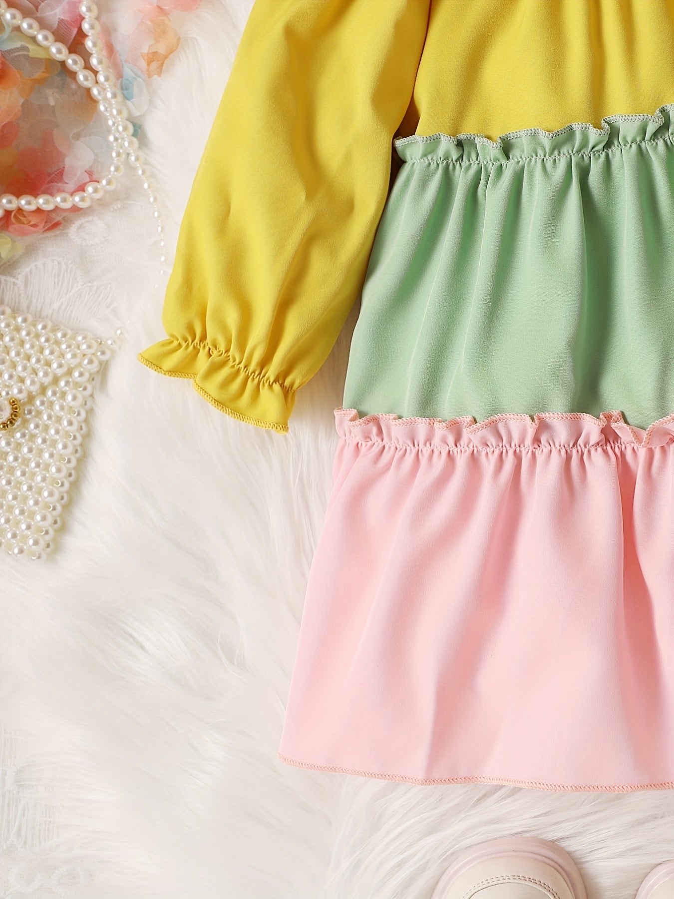Toddler Baby Girl's Multicolor Princess Dress