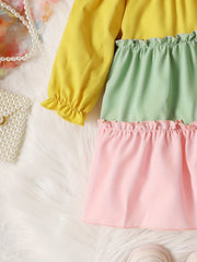 Toddler Baby Girl's Multicolor Princess Dress