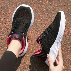 Women's Shockproof Tennis Sports Shoes Lightweight Low Top