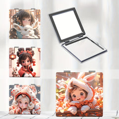Folding Mirror Compact Travel Vanity Mirror
