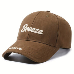 Embroidered Canvas Baseball Cap for Men - Outdoor Sun Hat for Fishing