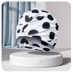 Patterned Leisure Sports Swim Cap - Non slip