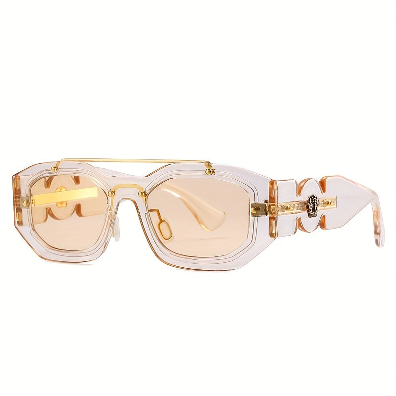 Top Bar Gradient Sunglasses for Beach Party UV400