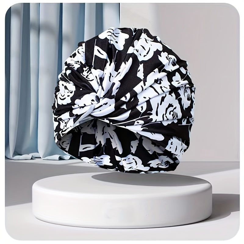 Patterned Leisure Sports Swim Cap - Non slip