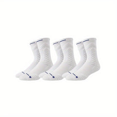 Paris Basketball Socks Men Sports Outdoor Running Socks