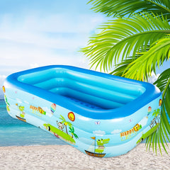 Inflatable Family Swimming Pool for Summer Fun