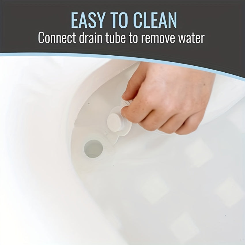 Portable Shampoo Bowl for Injured Elderly and Handicapped