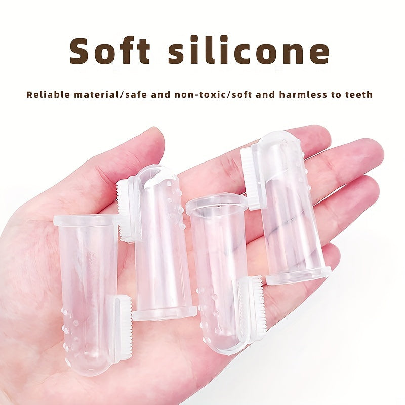 Soft Finger Toothbrush for Dogs - Promotes Oral Health
