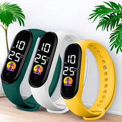 3pc Set LED Digital Student Watch
