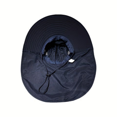 Men's Casual Sun Protection Fishing Hat Wide Brim Bucket Hat