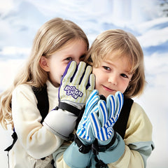 Kids Ski Gloves Winter Warm Waterproof Gloves