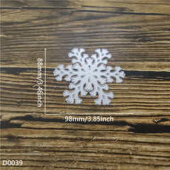 Christmas Snowflakes Metal Die Embossing Stencil Scrapbooking Photo Album Decor