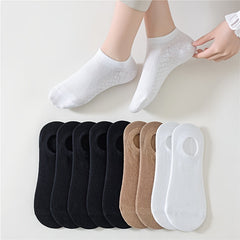10 Pairs Women's Lightweight Ankle Socks Soft All-match Stockings