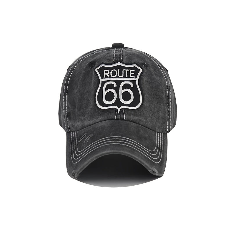 Retro Washed Baseball Cap Outdoor Sun Hat Adjustable