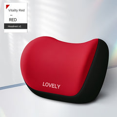 Car Headrest Waist Memory Foam Neck Pillowcase Lumbar Support
