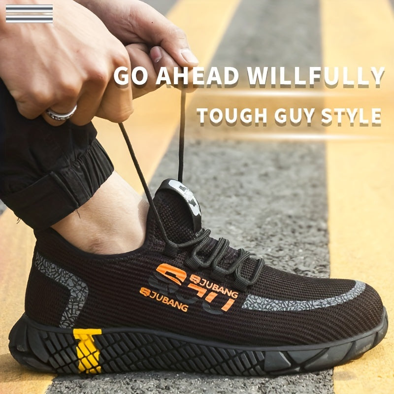 CEATSAFETV Men's Steel Toe Work Safety Shoes