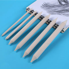 6pc Double Head Sketching Paper Pencil Art Drawing Charcoal Sketching Tool