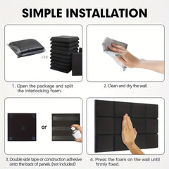 12pcs Sound Absorbing Cotton Tablet Sound Insulation Cotton
