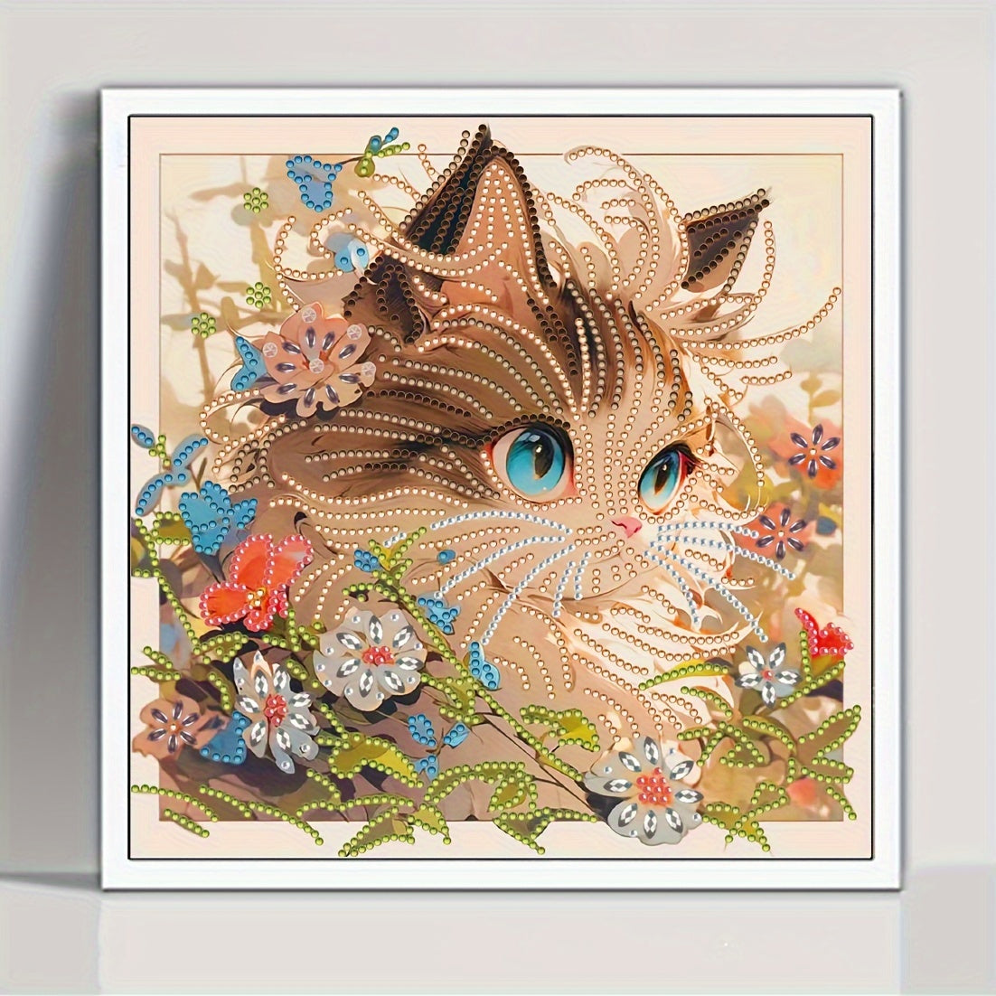 Cat Pattern DIY 5D Diamond Painting Kit for Beginners