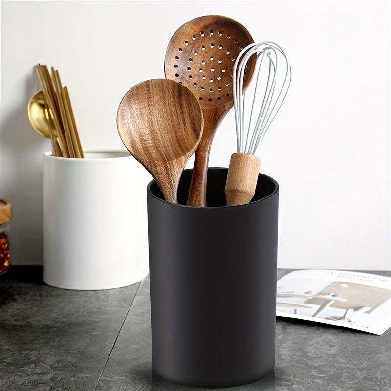 Stylish Plastic Utensil Crocks Storage Bucket for Kitchenware