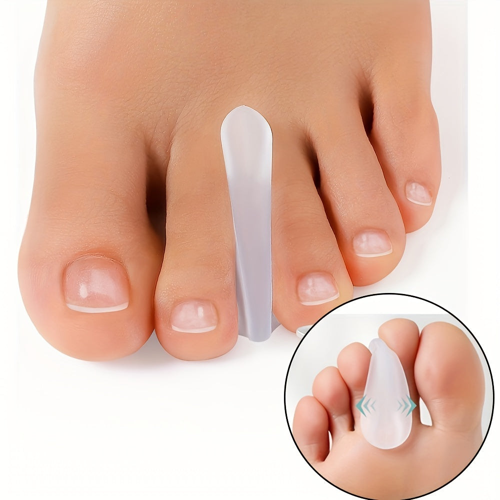 Toe Separators Gel Toe Spacers Bunion Corrector for Men and Women