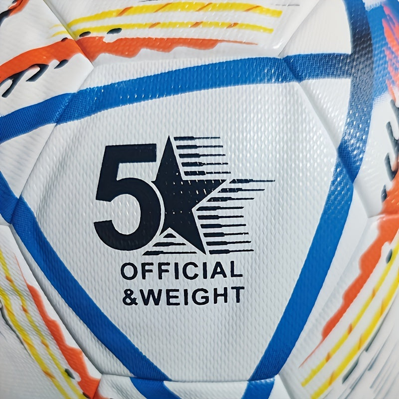 PU Leather Soccer Ball 21 - Perfect For Football Players