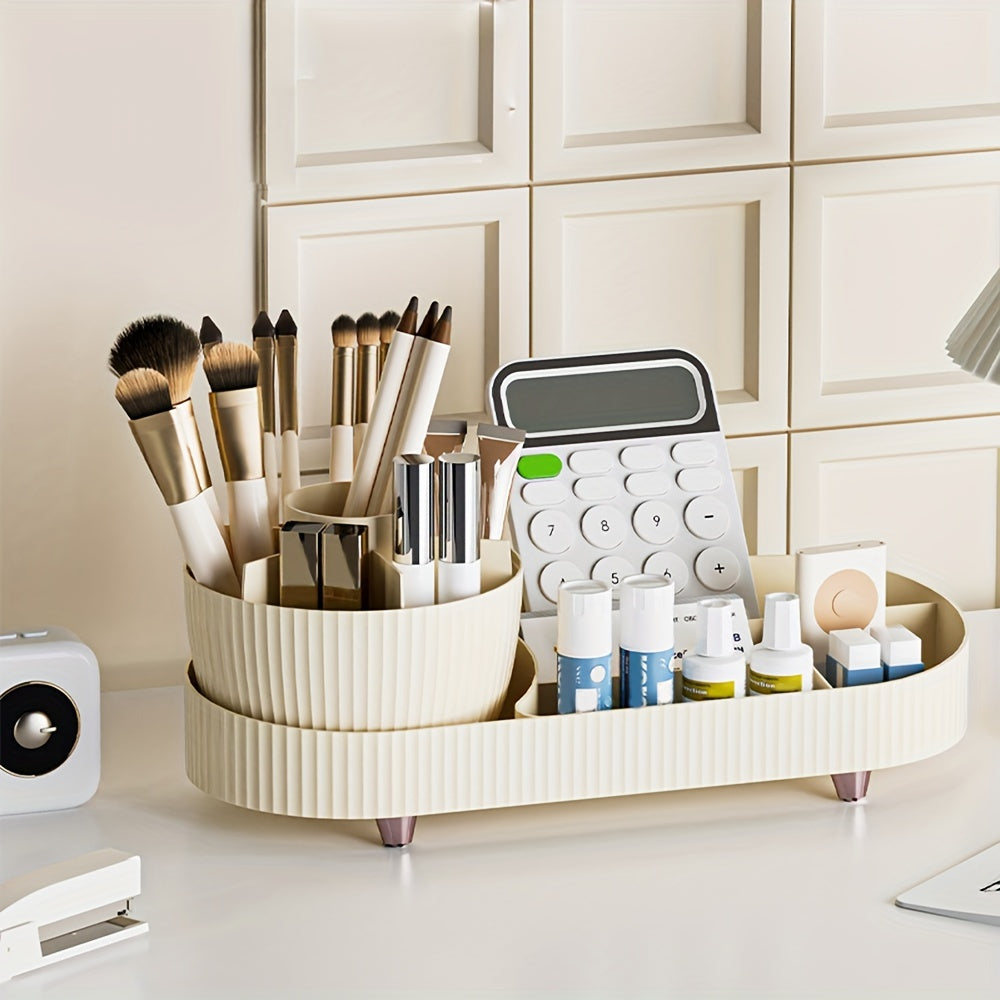 360 Rotating Desktop Storage Organizer Office Stationery Storage Box