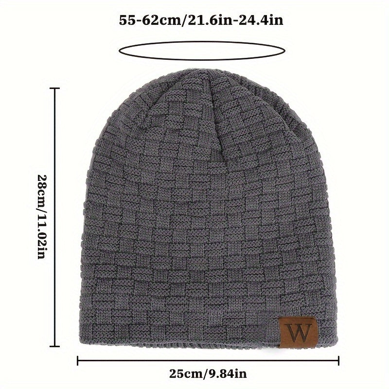 Winter Ear Protection Beanie Knitted Hat Cycling Ski Hat