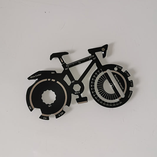 20-in-1 Sports Bicycle Keychain Tool for Outdoor Camping