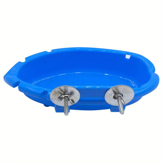 Bird Feeding Water Bath Hanging Bowl Birdbath Toy