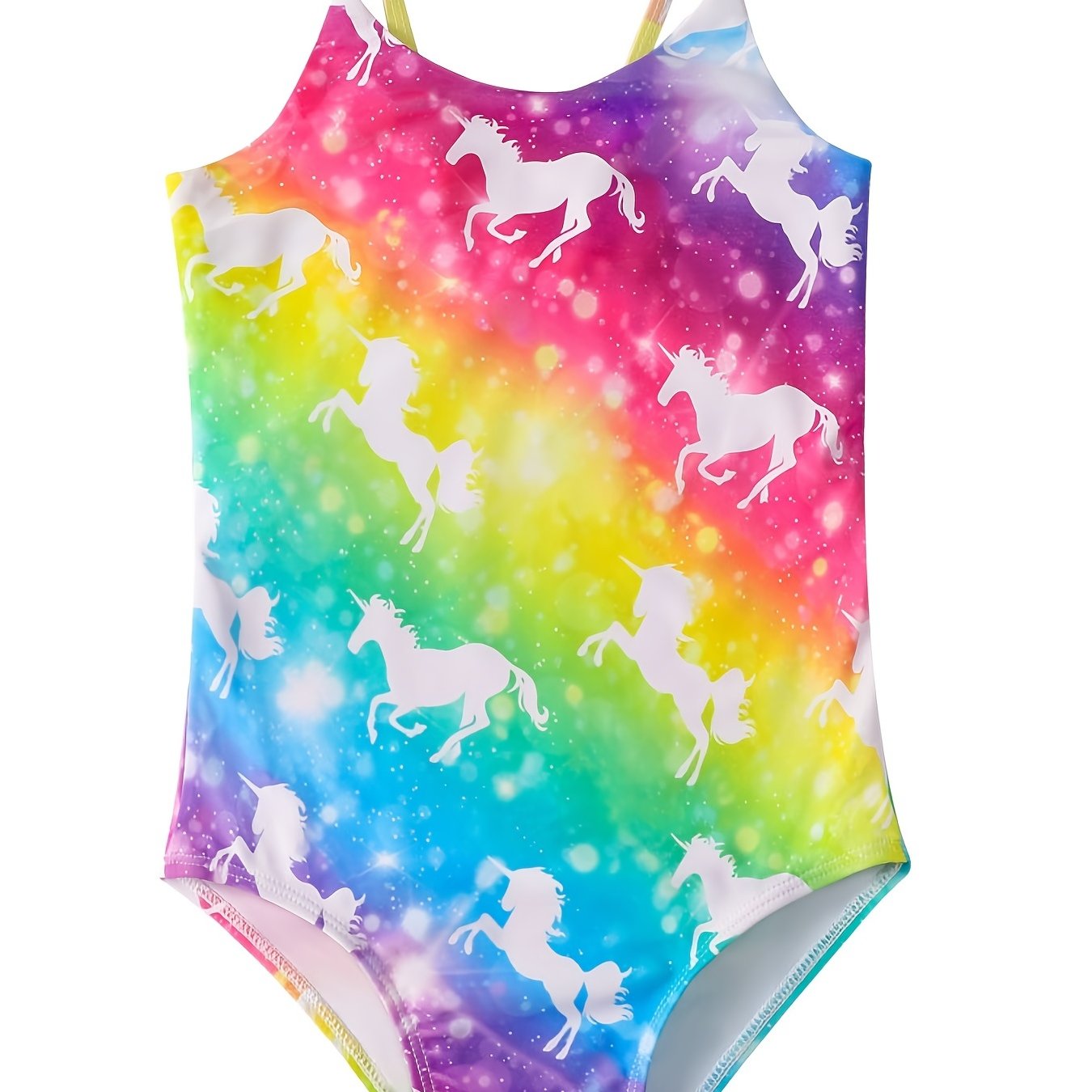 Toddler Girls Cartoon Cami Swimsuit