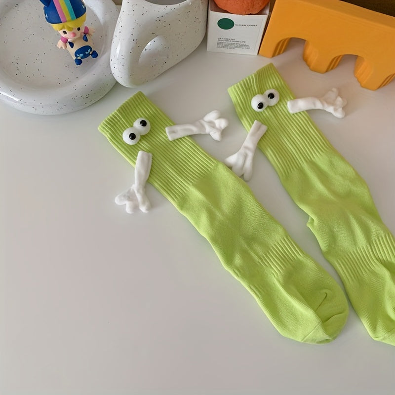 Couple Hands Holding Socks Funny Thermal Socks